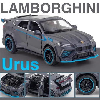 Mô Hình 1:32 Lamborghini Urus: MADE IN CHINA

+ Hãng SX : ĐCN

+ Chất  liệu : Kim loại + Nhựa abs an toàn

+ Sp xe có đèn , âm thanh . mở cửa , kéo trớn

+ Sp không bảo hành

