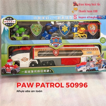 Set Xe Tải Chó Cứu Hộ Paw Patrol 50996: MADE IN CHINA 

Hãng SX : ĐCN
Chất liệu : Nhựa abs
Xe tải dài 40cm , kèm 3 xe chó cứu hộ
Ảnh thật do shop tự chụp