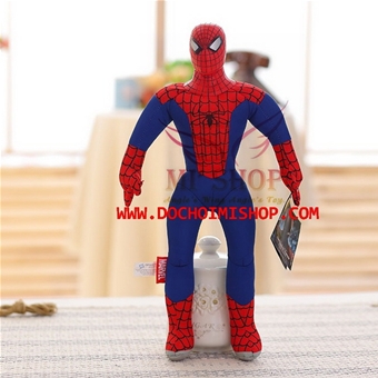 Spiderman - Người Nhện Nhồi Bông: MADE IN CHINA
Hàng Nhập - Không phải hàng xưởng Việt nha
Chất liệu : Vài + Gòn
SP cao 35cm 
No box



