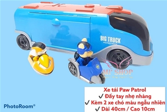 Xe Tải + 2 Xe Chú Chó Paw Patrol: Made in China

+ Hãng SX : ĐCN

+ Chất liệu : Nhựa abs an toàn

+ Sp xe màu xanh , nhựa đẹp , quà tặng đáng yêu cho các bé fan của phim hoạt hình Paw Patrol đây nè ba mẹ ơi ^^

+ Ảnh shop tự chụp & edit

 



 